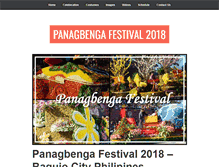 Tablet Screenshot of panagbengafestival.com